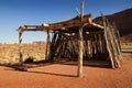 Traditional Ramada or Summer dwelling in Monument Valley