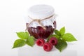 Traditional recipe raspberry confiture