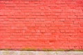 Traditional Red Brick Stone Wall Texture Royalty Free Stock Photo