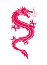 Chinese dragon, symbol of goodness, power, strength, mythological fantastic creature.