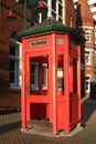 Traditional red telephone booth Royalty Free Stock Photo