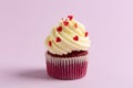 Traditional Red Velvet cupcake Royalty Free Stock Photo