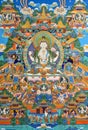 Traditional religion painting of Tibet, China Royalty Free Stock Photo