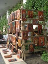 Traditional religious icons painted on wood