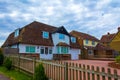 Traditional residential houses Newingreen village Kent England Royalty Free Stock Photo