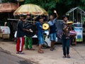 Jakarta February 2021 Traditional rhythm players