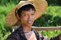 Traditional rice farmer