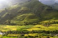 Beautiful rice terrace field on hill in Northern Vietnam Royalty Free Stock Photo