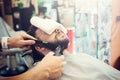 Traditional ritual of shaving the beard