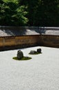 Japanese Zen Rock garden, Kyoto.