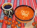 Romanian Traditional Bean Food. Mancare de Fasole