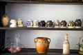 Traditional Romanian earthenware pottery in Buzau - Romania