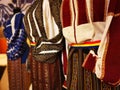 Traditional romanian folk costumes for women Royalty Free Stock Photo