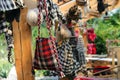 Traditional romanian handmade woven bags