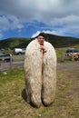 Traditional Romanian shepherd