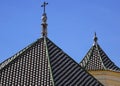 Traditional roofs in Malaga. Spain. Royalty Free Stock Photo