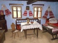 Traditional room in the Maramures area, Romania