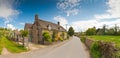 Traditional rural homes scene Royalty Free Stock Photo