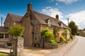 Traditional rural homes scene Royalty Free Stock Photo