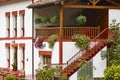 Traditional rural house in Asturias. Covadonda village. Picos Europa. Spain Royalty Free Stock Photo