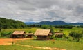 Traditional rural house in northern Laos