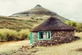 Traditional rural house - retro image Royalty Free Stock Photo