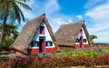 Traditional rural house, Santana Municipal Council, Madeira island, Portugal Royalty Free Stock Photo