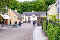 Traditional Rural village in Ireland Bunratty`s 19th Century Folk Park