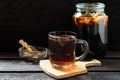 Traditional Russian drink kvass Royalty Free Stock Photo