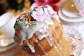 Traditional Russian Easter cake - kulich