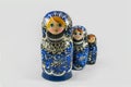 Traditional Russian hand painted Matryoshka dolls