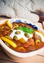 Traditional russian Soljanka soup Royalty Free Stock Photo