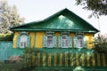 Traditional russian village house. Royalty Free Stock Photo