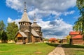 The traditional russian wooden church in Suzdal, Russia Royalty Free Stock Photo