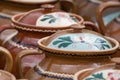Traditional rustic pottery from Romania Royalty Free Stock Photo
