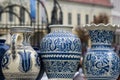 Traditional rustic pottery from Romania Royalty Free Stock Photo