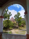 Traditional sacred house of Timor-Leste in Venilale.