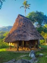 Traditional sacred house of Timor-Leste where in local dialect called uma lulik.