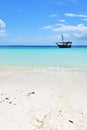 Dhow boat. Zanzibar, Tanzania, Africa Royalty Free Stock Photo