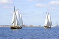 Traditional sailing ships in the Netherlands