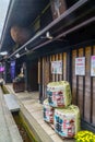 Traditional sake brewery house in Takayama