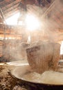 Traditional salt making