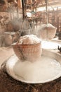 Traditional salt making