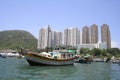 Traditional Sampan boat, Hong Kong, China