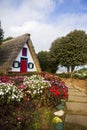 Traditional Santana house at Madeira island