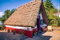 Traditional Santana houses in madeira island