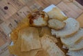 Traditional Sardinian bread at