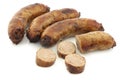 Traditional sausages called bratwurst