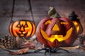 Traditional scary halloween holiday background