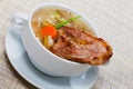 Traditional Scotch broth Royalty Free Stock Photo